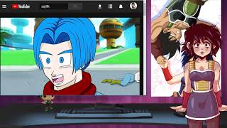 Gine reacts to Trunks vs Goku Black EPIC RAP BATTLE! (DBS Parody)