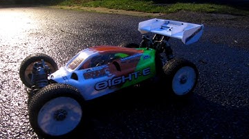 "Losi 8ight 2.0" Brushless Electric conversion build + "First run"