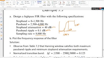 DSP - Chapter 7 - Practical Design of FIR Filters