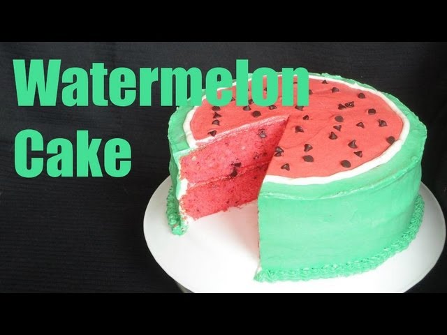 Howtobasic Watermelon Cake Howto Wiki Howtobasic Watermelon Cake Howto Wiki