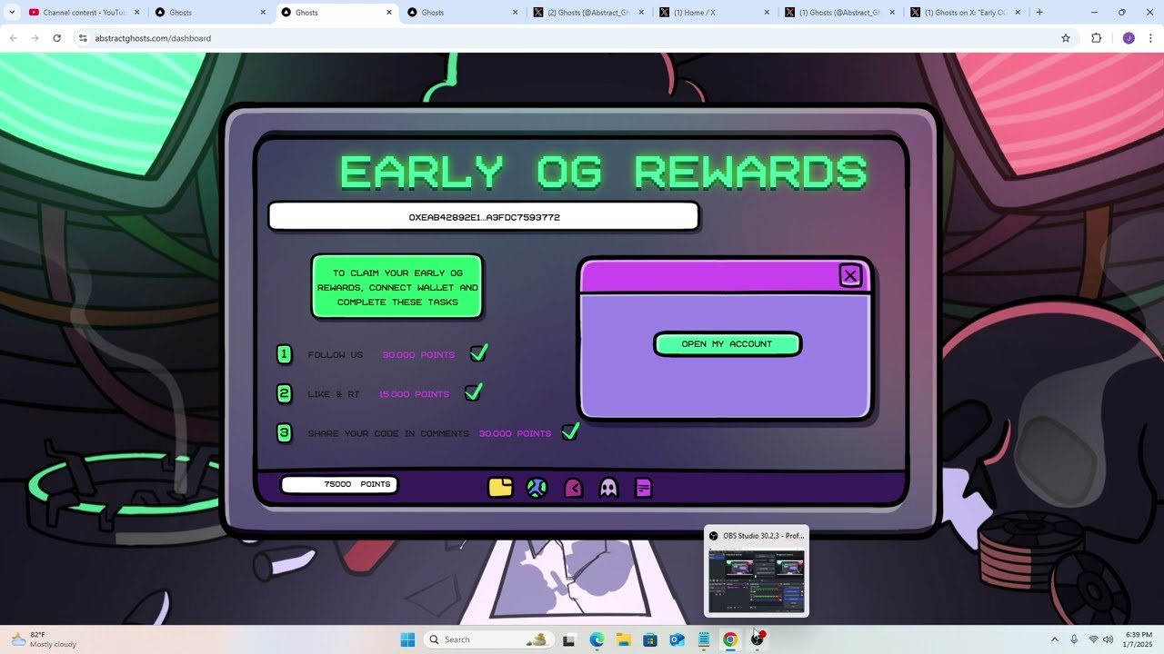 AbstractGhost Airdrop On Abstract Chain Get Your OG Role ASAP. Limited Spots.
