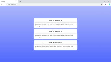 Simple Vue Accordion