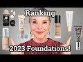 Ranking the 10 Foundations/Skin Tints I tried in 2023 - Best and Worst for Dry Mature Skin Over 50!