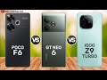 Poco f6 vs realme gt neo 6 vs iqoo z9 turbo  price  full comparison  which one is better