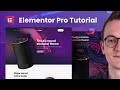 How I designed this product website in Elementor Pro