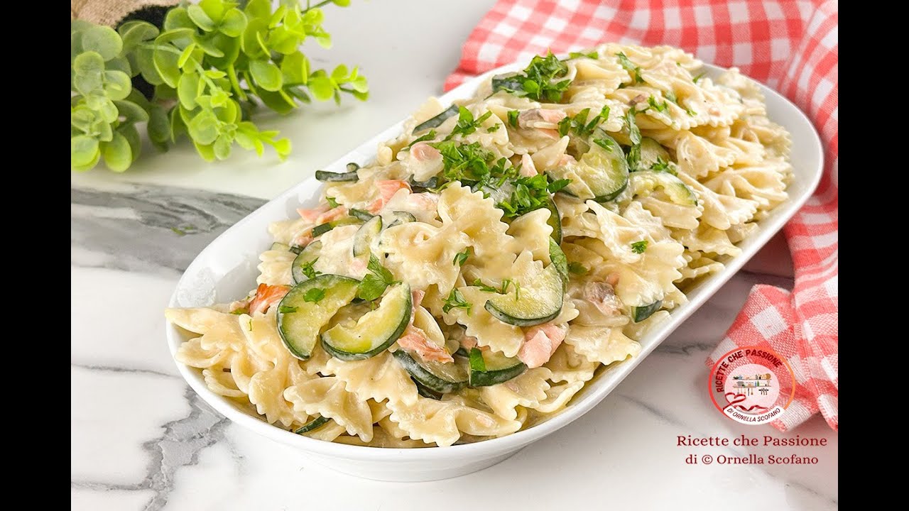 Pasta salmone affumicato zucchine e philadelphia il piatto ricco delle ...