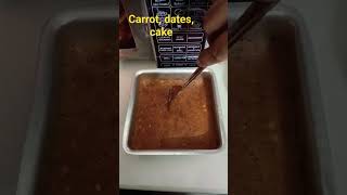 Carrot, dates cake#youtubeshorts #viralvideo #trending #cooking# baking