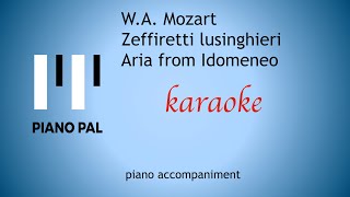 Zeffiretti Idomeneo W.A. Mozart KARAOKE/ACCOMPANIMENT
