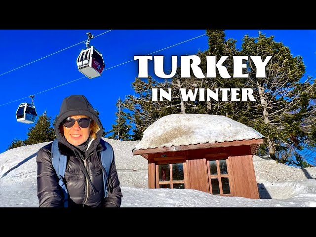 ISTANBUL Day Trip / Snowy Turkey in Winter / Uludag, Bursa / Turkey Travel Vlog / Eastern Europe class=