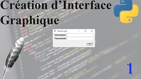 Tkinter 1 # Création d