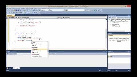 Membuat Penghitung Luas Bangun Datar di Visual Studio
