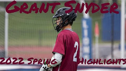 Grant Snyder (2023) Junior Spring Highlights