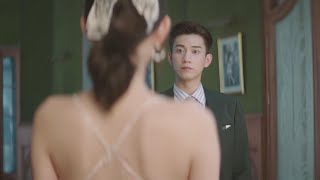 灰姑娘换上婚纱太美，霸总被惊艳疯狂心动，搂着她甜蜜合影宣示主权！🌙#只是结婚的关系#oncewegetmarried