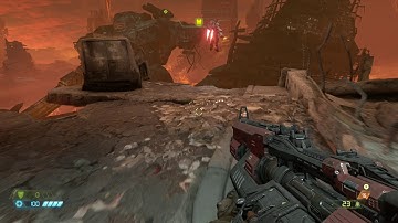 Doom Eternal Get to Yellow Keycard After Wall Climb