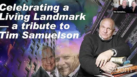 Celebrating a Living Landmark  a Tribute to Tim Sa...