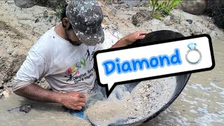 MENCARI INTAN DI KALIMANTAN DENGAN CARA TRADISIONAL#diamond #tambangbatubarakalimantan #traditional