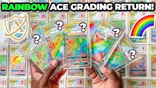 Ace Grading Rainbow Colour Match Pokemon Graded Return! (WORTH $2000!)