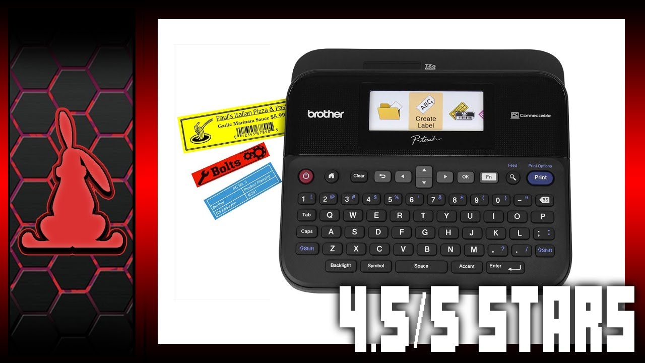 Brother Ptouch, PTD600VP, PCConnectable Label Maker Best Label