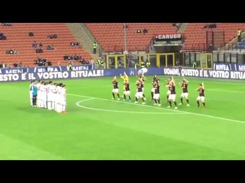 მილანის ფეხბურთელებმა ჰაკა შეასრულეს