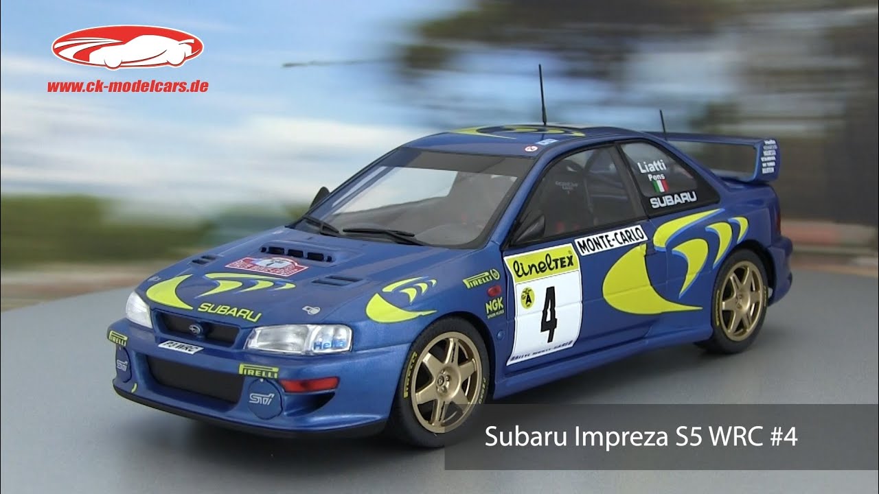 愛用 ck-modelcars-video: Subaru Impreza S5 WRC #4 Sieger Rallye 自動車