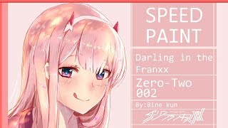 【Speed Paint】Zero-Two 002 [Darling in the franxx] screenshot 3