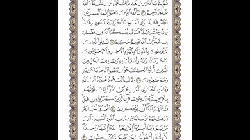 الوجه 191 من القرآن مكرر ١٠ مرات مع الآيات | سورة التوبة | الشيخ خليفة الطنيجي
