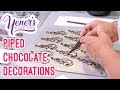 PIPED CHOCOLATE DECORATIONS Tutorial | Yeners Cake Tips with Serdar Yener from Yeners Way