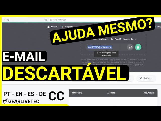 Email Descartável – Apps no Google Play