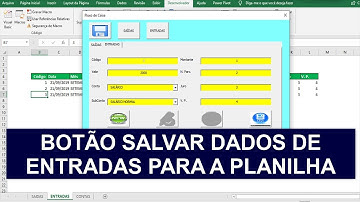 Salvar Dados de Formulário VBA para Planilha - Controle Financeiro em Excel - Aula 07