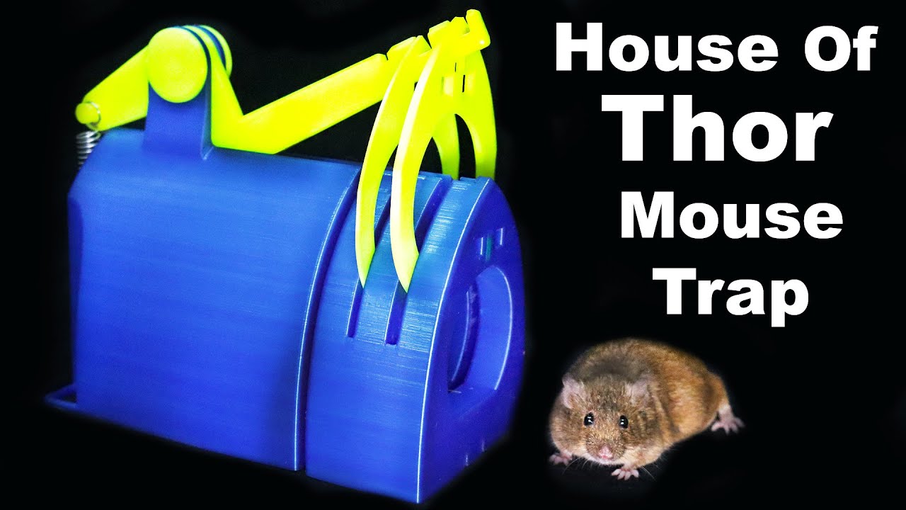 A Great 3D Printed Mouse Trap catches mice in the barn. Mousetrap