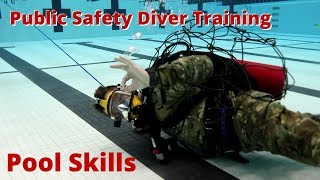 Pool Dive Skills Circuit for Public Safety Dive Team