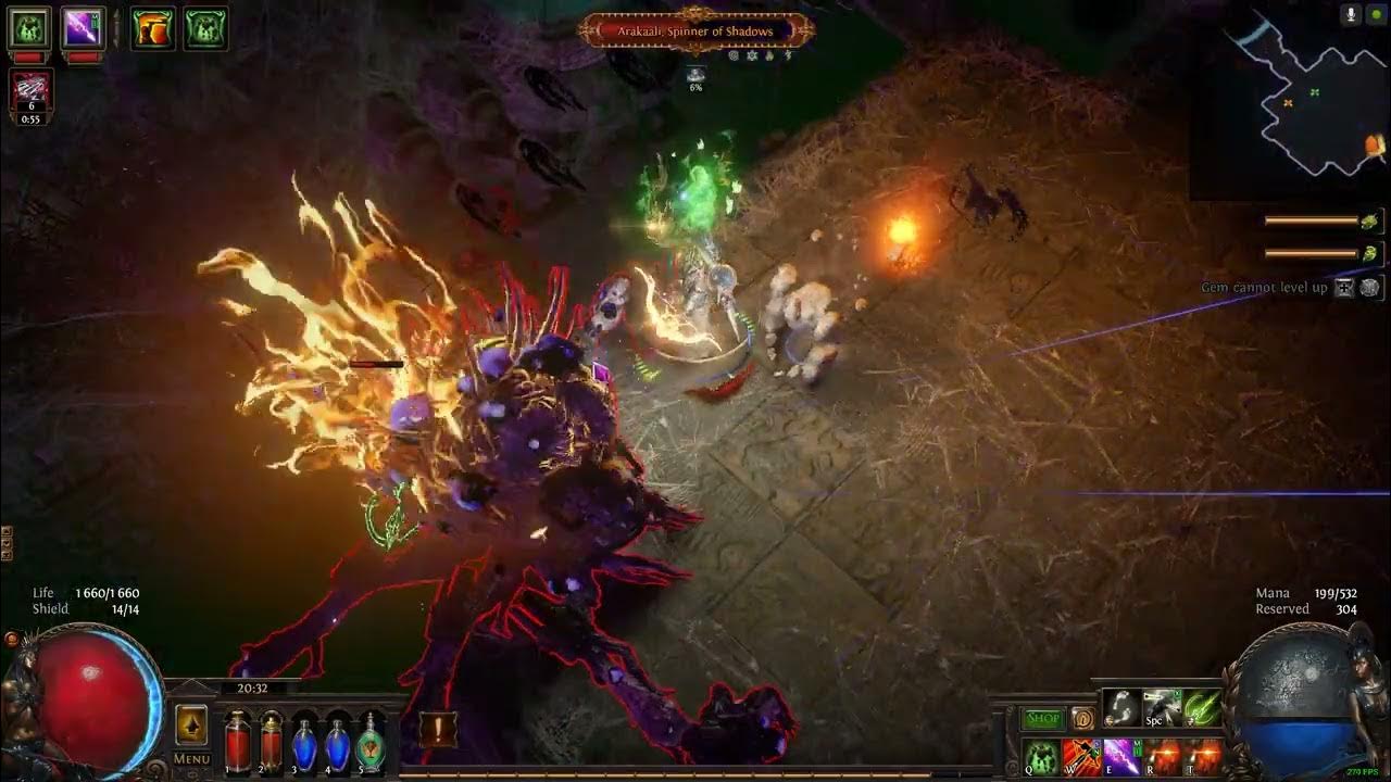 Path of Exile 3.20 Ruthless A7 Final Boss YouTube