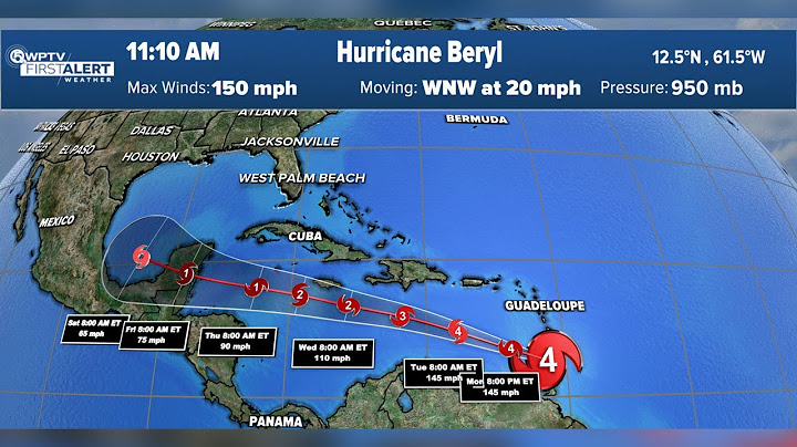 Hurricane Beryl now packing 150 mph winds as it enters Caribbean