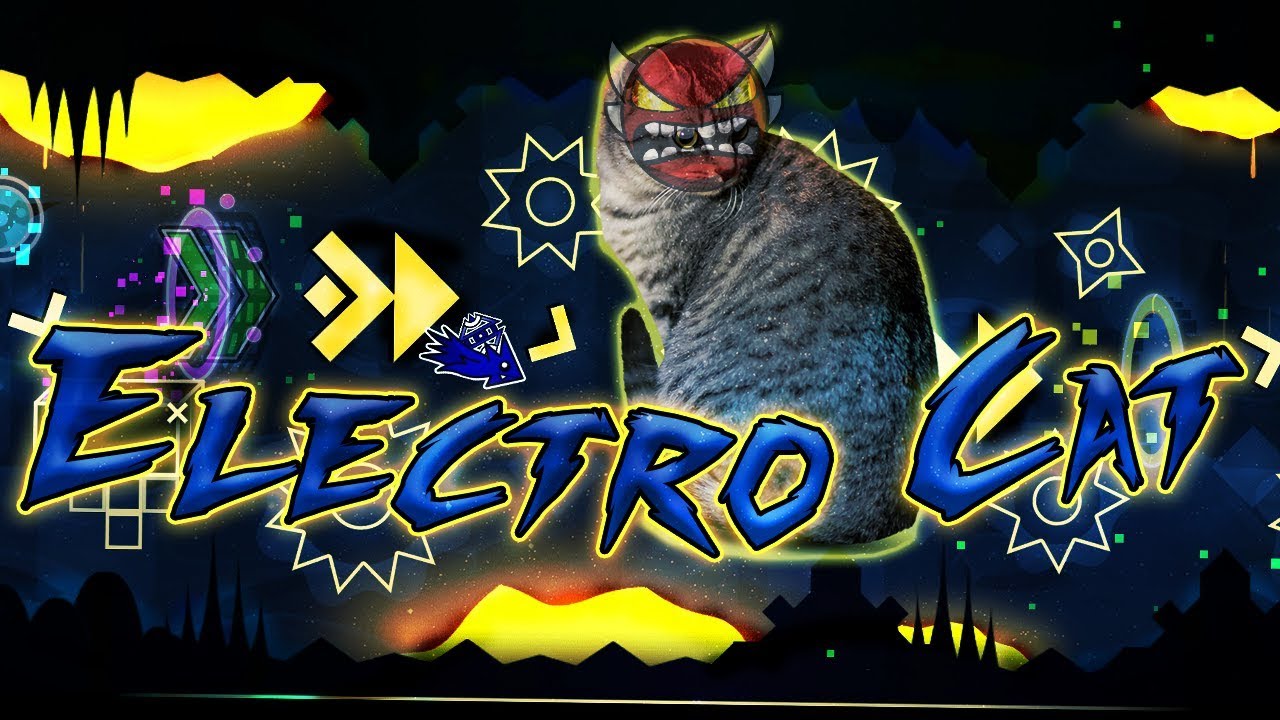 Electro Cat (INSANE DEMON) By: Sillow  //Geometry Dash//
