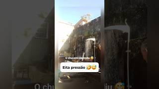 O chuveiro explodiu 😅 #obra #construction #construção #pedreiro