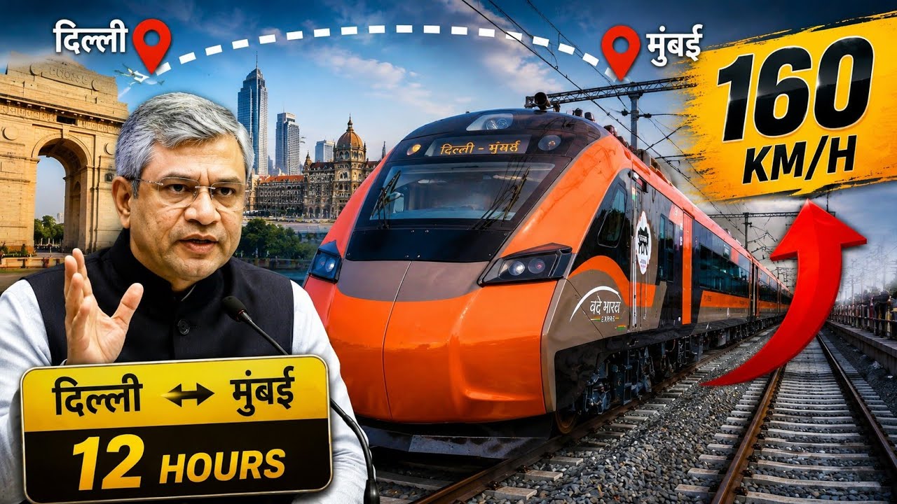 Mission Raftaar MISSION RAFTAAR: DELHI MUMBAI 160Kmph SPEED CONFIRM 😍 बढ़ेगी दिल्ली से ...