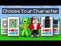 JJ and Mikey Can Become Any Character in Minecraft!