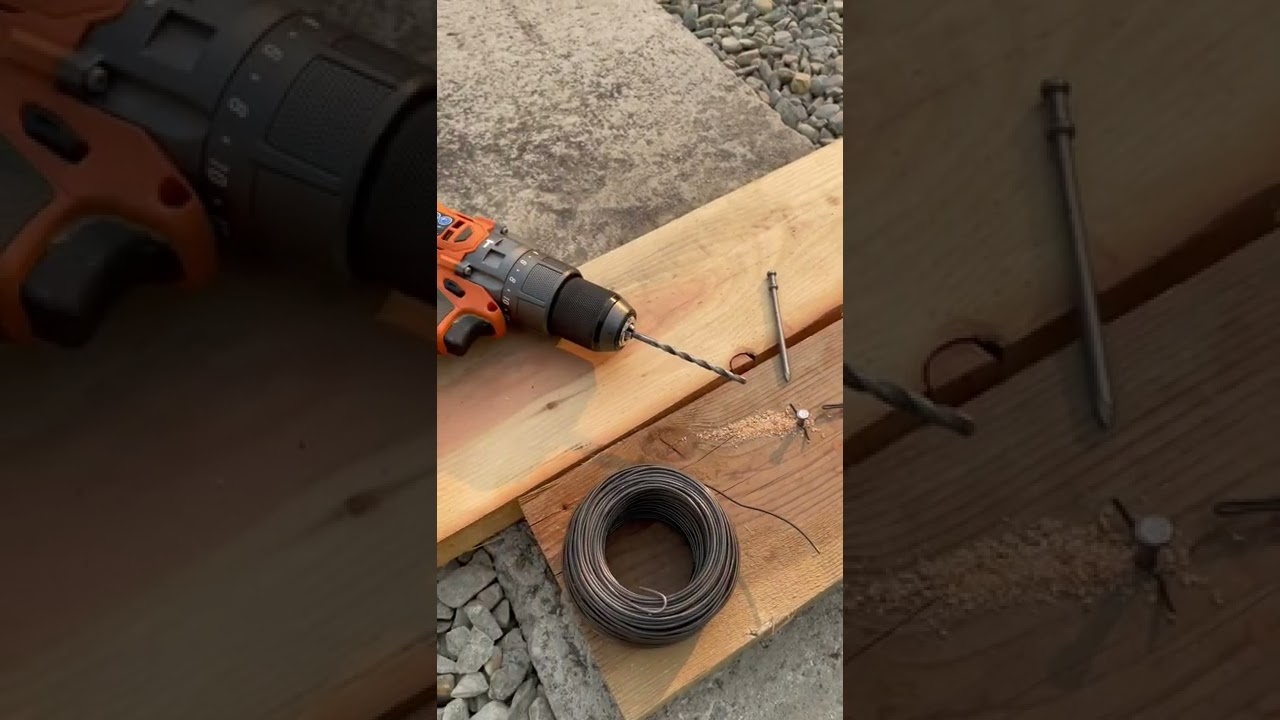 Tapcon vrs nail for anchoring into concrete