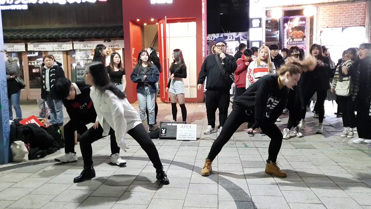 181111 댄스팀 #Apex(#레드스파크(RedSpark)) 10 - Idol @홍대Busking[직캠 by shinlim]