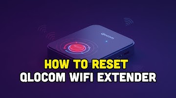 How to reset qlocom wifi extender?