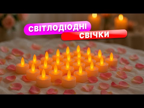 Набор светодиодных свечей | 24 штуки, видео 1