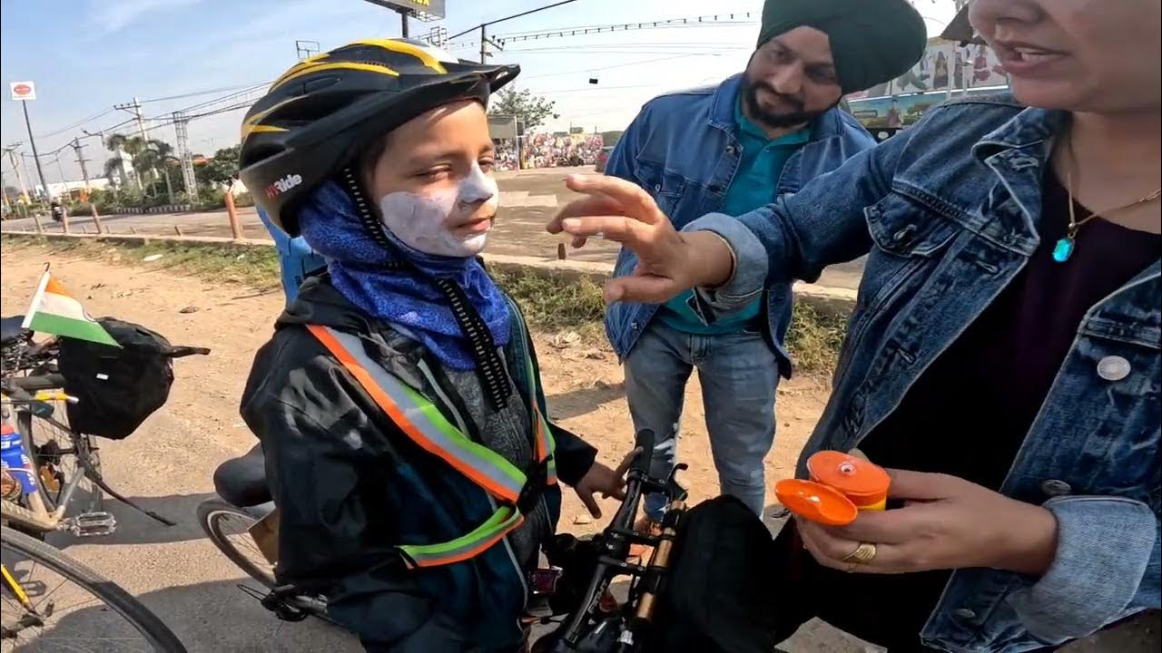 Day 10, Start cycle ride Mohali to Pipli VLOG himalayancycling5026