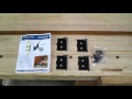 Rockler workbench caster kit with new quickrelease plate review  glass impressions