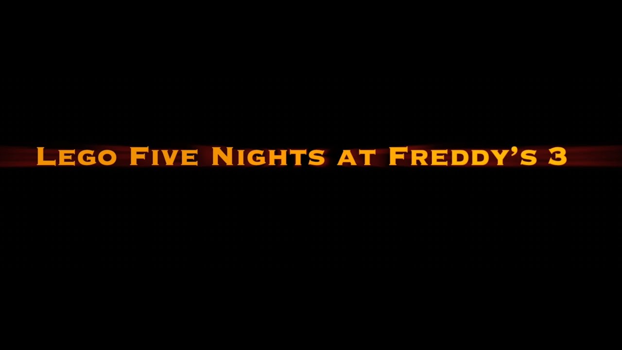 Lego Five nights at Freddy's 3 Official trailer 