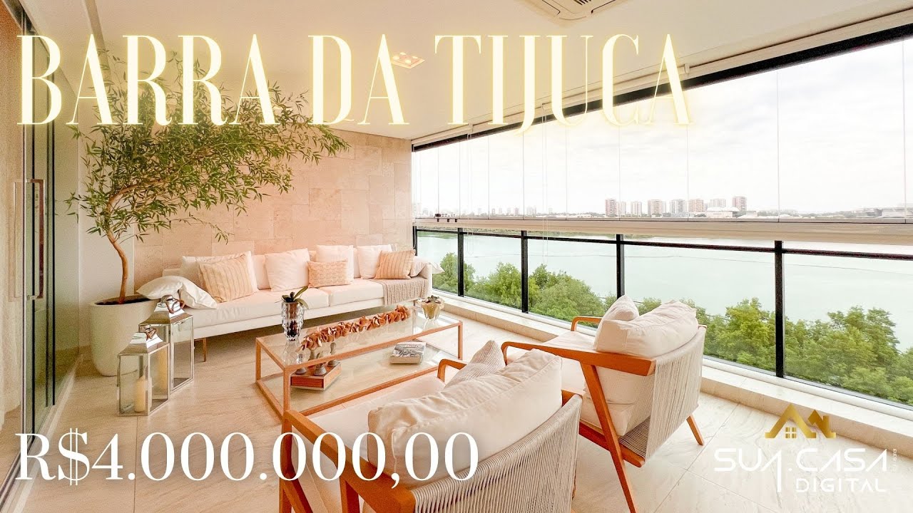 Apartamento impecável à venda na Península, Barra da Tijuca | Vista Panorâmica | Porteira Fechada