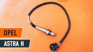 How to change lambda sensor on OPEL ASTRA H Saloon [TUTORIAL AUTODOC]
