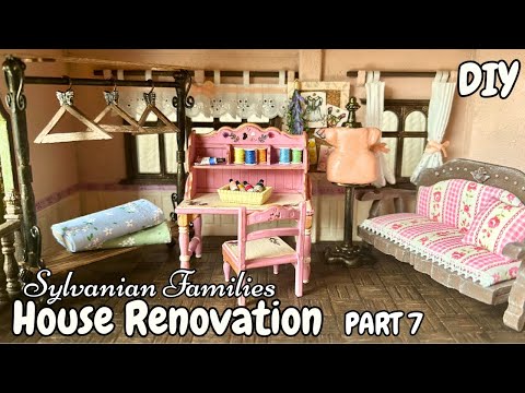DIY】シルバニアファミリーのお家改造 Part7🐭小さな幸せアトリエ