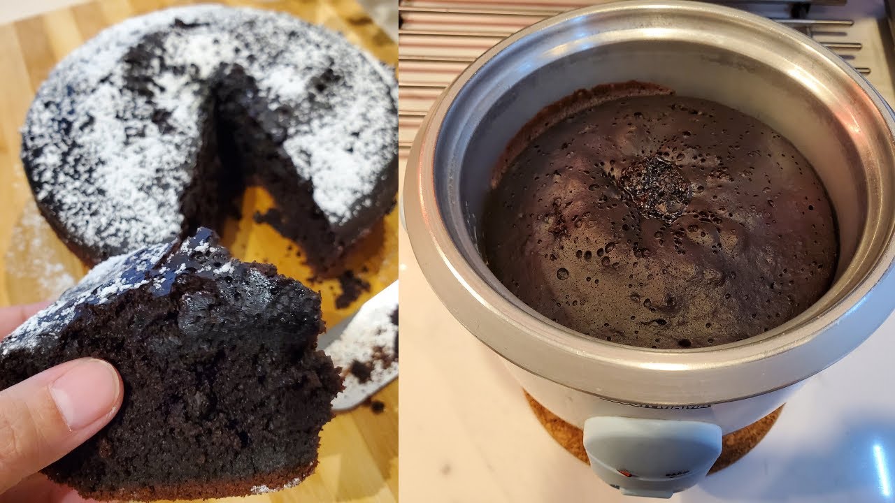 RICE COOKER Chocolate Cake Recipe No Oven Needed YouTube