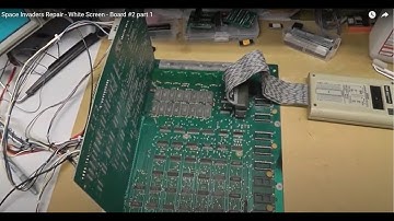 Space Invaders Repair - White Screen - Board #2 part 1