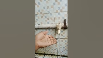 How to open a water tap
